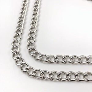 Handykette Mister T. Chain Silber Huawei P30