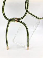 Laden Sie das Bild in den Galerie-Viewer, Handykette Neon Green Stripes iPhone 5 / 5s
