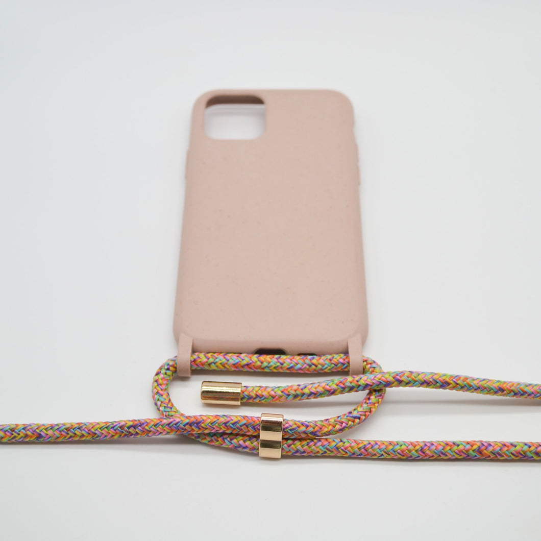 Biodegradable Phone Necklace Flower Field