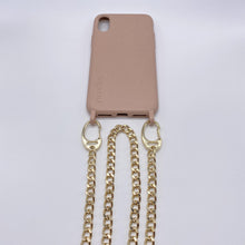 Load image into Gallery viewer, Biodegradable Phone Necklace Snake Silver Sand