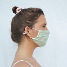 Load image into Gallery viewer, Silk Mask Mint Green